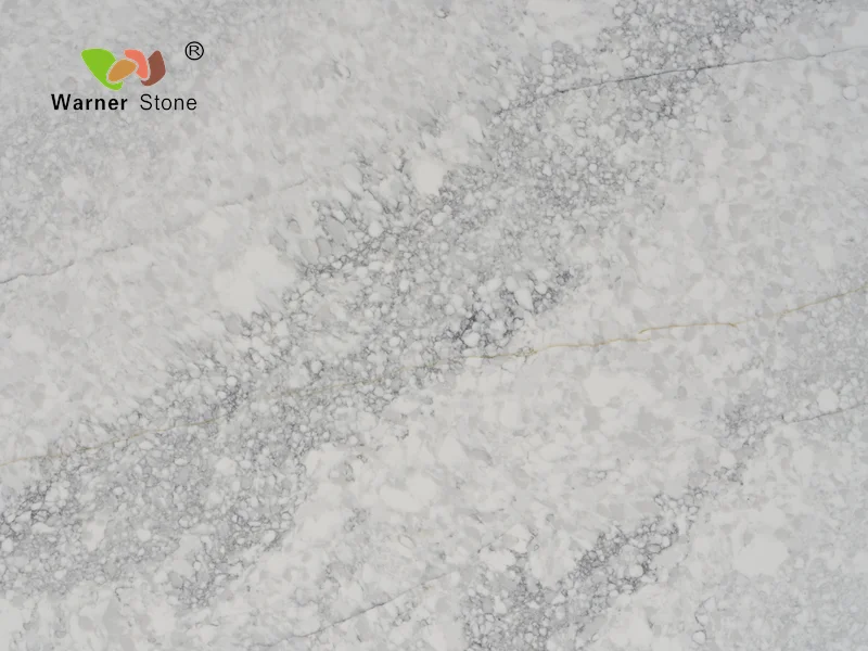 white quartz floor tiles
