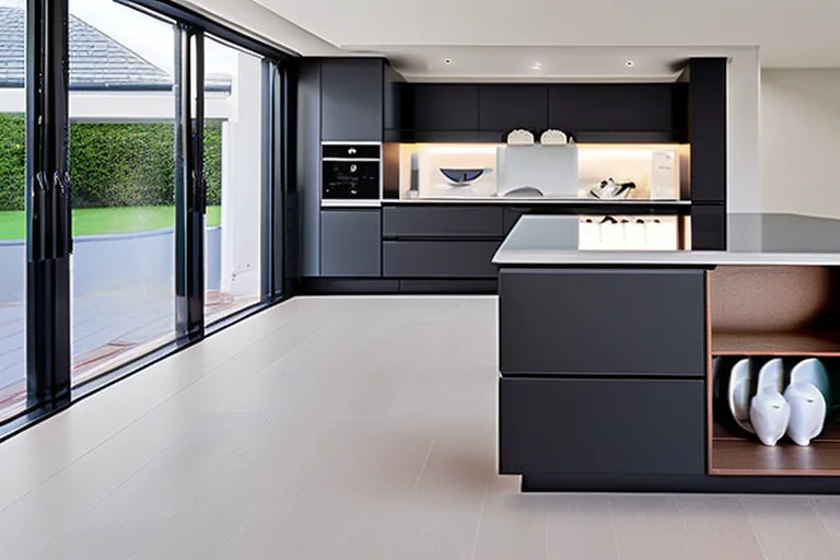 Comparaison entre un plan de travail de cuisine en quartz blanc immaculé et un plan de travail en marbre veiné dans une cuisine moderne.
